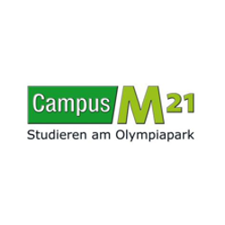 Bild zu Erfahrungsberichte Kunden: Logo von Campus M 21, München, Auftraggeber einer Referententätigkeit an der Hochschule von Beate Reinhart.