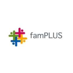 Bild zu Erfahrungsberichte Kunden: Logo von famPLUS, München, Kooperationspartner von Kompetenz Mensch.